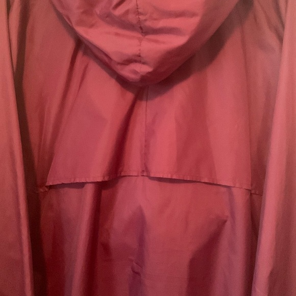 Vintage Adidas Burgundy Anorak Windbreaker 80s 90s Packable Jacket Size Large - Picture 12 of 15